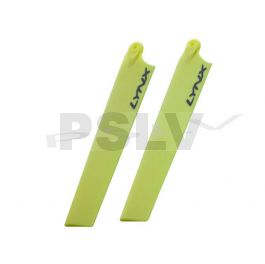 LX61154  Lynx Heli MCPX BL Plastic Main Blade 115mm Yellow Neon  